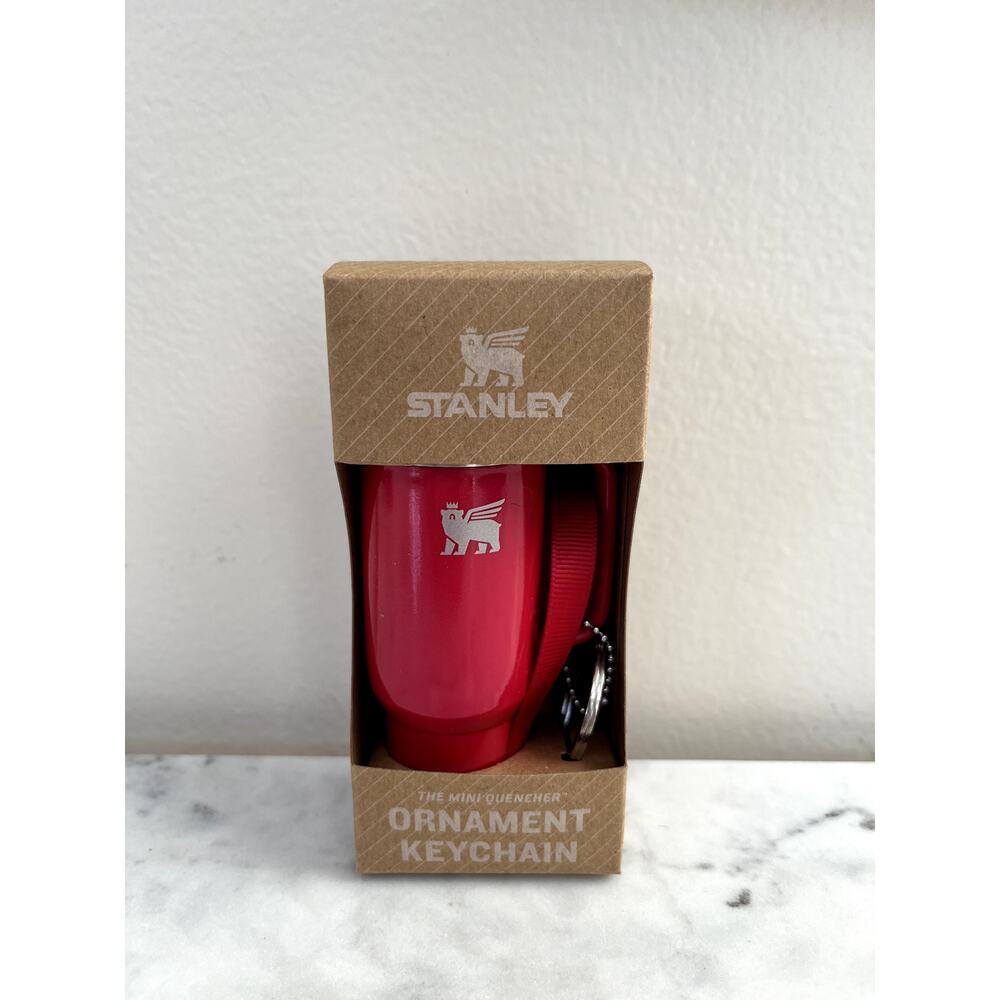 NWT STANLEY X ELF Red Delicious Collab Ornament Keychain